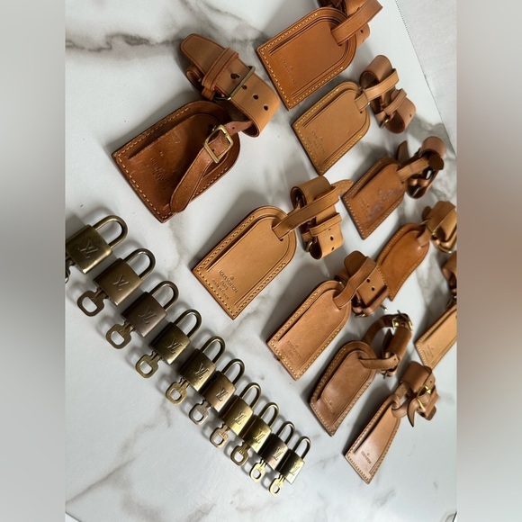 Bundle Louis Vuitton luggage tag 10 and lock key 10 - Picture 3 of 12